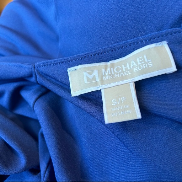 Michael Kors size S blue top - Picture 7 of 9